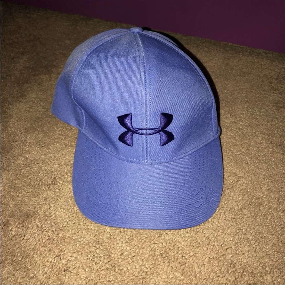 blue underarmour hat